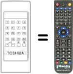 Replacement remote control CT-958