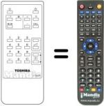 Replacement remote control CT-9580