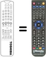 Replacement remote control CT-9901