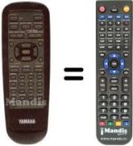 Replacement remote control Yamaha NX703130