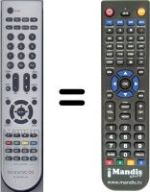 Replacement remote control RC-DWW02-V01