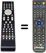 Replacement remote control Dangaard 504C2608103