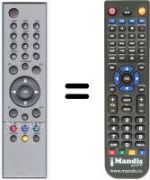 Replacement remote control RC2546
