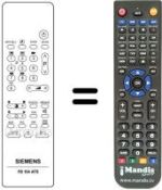 Replacement remote control Siemens FS248M6