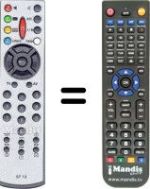 Replacement remote control Seleco ISETI74S45W300