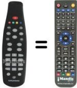 Replacement remote control Grundig 759909010100