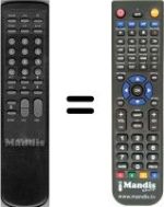 Replacement remote control Haier HT030808