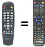 Replacement remote control Hitachi X100062