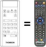 Replacement remote control Thomson 249456