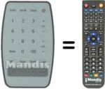 Replacement remote control OLIDATA REMCON1126