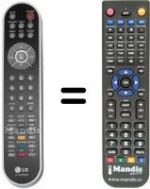 Replacement remote control LG L4200ATL