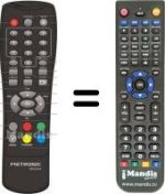 Replacement remote control Metronic ZAP BOX FIRST1.0