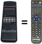 Replacement remote control Pioneer A-604R