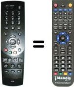 Replacement remote control Humax R-105