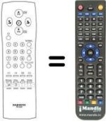 Replacement remote control Daewoo DTJ28G8F