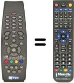 Replacement remote control RC39870B03-00