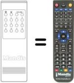 Replacement remote control RC40