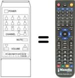 Replacement remote control RC49