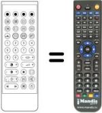 Replacement remote control RC505