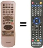 Replacement remote control RC-BVR02