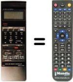 Replacement remote control RC-E