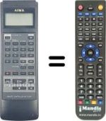 Replacement remote control RC-TG50P