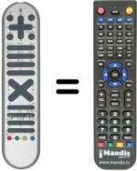 Replacement remote control Aeg LCD COSMO3710 (ver. 2)