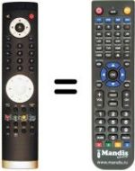 Replacement remote control RC1063