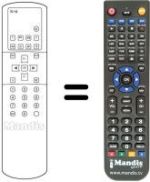 Replacement remote control RC150