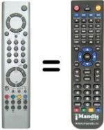 Replacement remote control RC1602