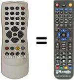 Replacement remote control RC2000LE