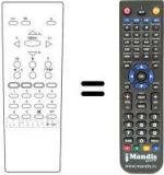 Replacement remote control RC2143