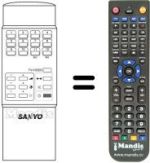 Replacement remote control RC304