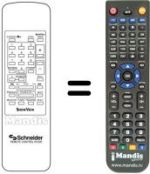 Replacement remote control RC305