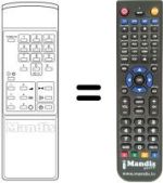 Replacement remote control RC322