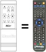 Replacement remote control RC37