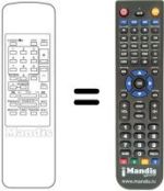 Replacement remote control RC4000