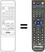 Replacement remote control RC404