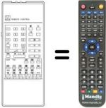 Replacement remote control RC5370