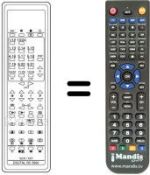 Replacement remote control RC5991