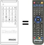 Replacement remote control RC650