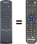 Replacement remote control Philips 17AA3340-22B