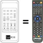 Replacement remote control RC80