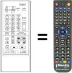 Replacement remote control RC9272