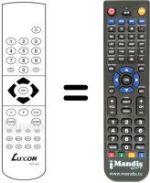 Replacement remote control RCF601