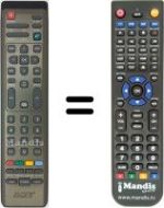 Replacement remote control REMCON1152