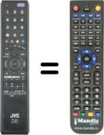 Replacement remote control JVC LT-32ED91U