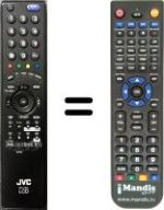 Replacement remote control JVC LT-42DR9BJ