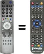 Replacement remote control JVC LT26S60SUP