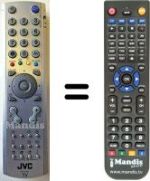 Replacement remote control JVC LT17E31SUG